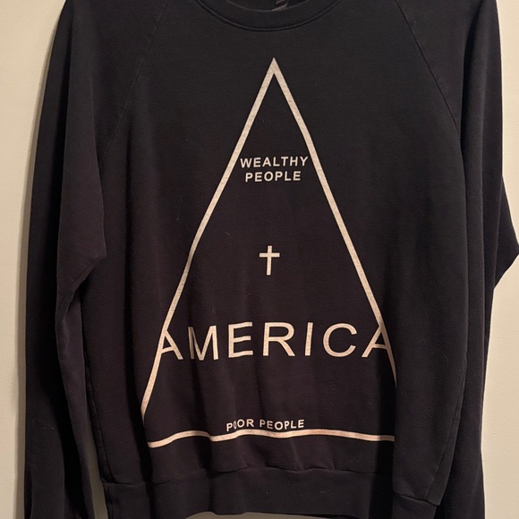 Actual Pain brand Black Graphic Sweatshirt. Unisex Medium. - Picture 2 of 4